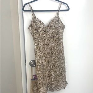 Cheetah zip up dress
